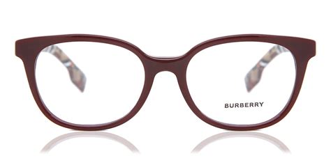 Burberry BE2291 3742 Eyeglasses in Burgundy Red